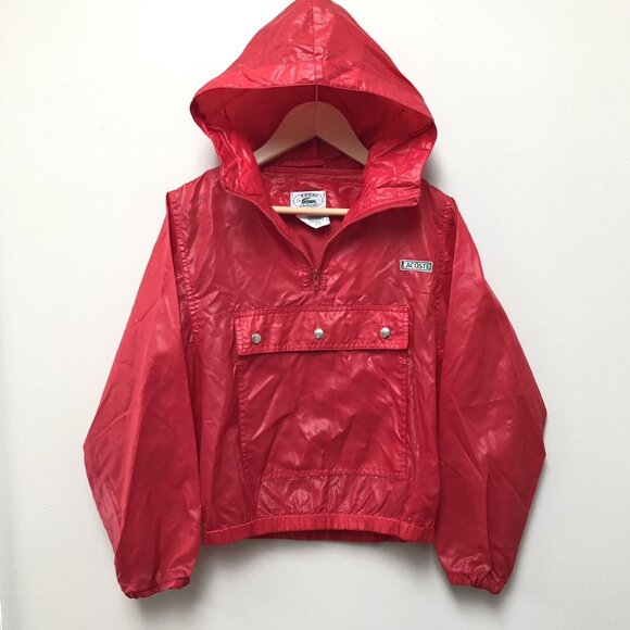 Vintage Lacoste Izod Red Windbreaker - Picture 1 of 11